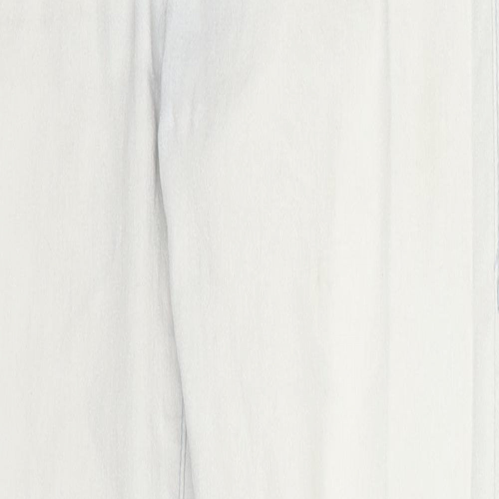 Mango Womens Blue  Denim Straight Jeans Size 10 L26 in