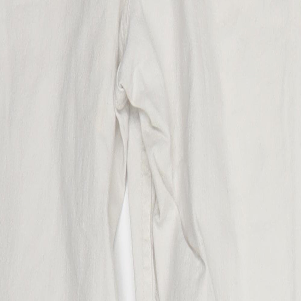 New Look Womens White  Denim Skinny Jeans Size 8 L25 in