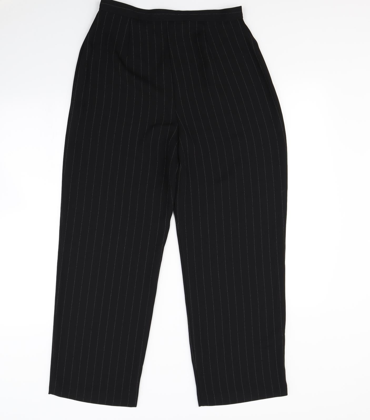 Richards Womens Black   Dress Pants Trousers Size 14 L28 in