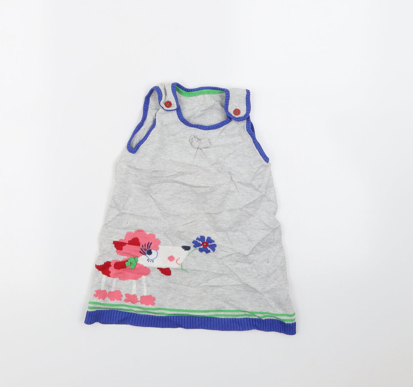 M&S Girls Grey   Fit & Flare  Size 18-24 Months