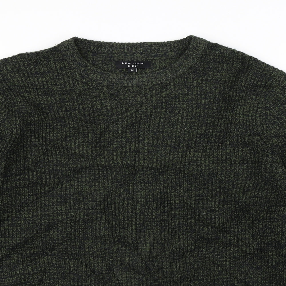 New Look Mens Green   Pullover Jumper Size M