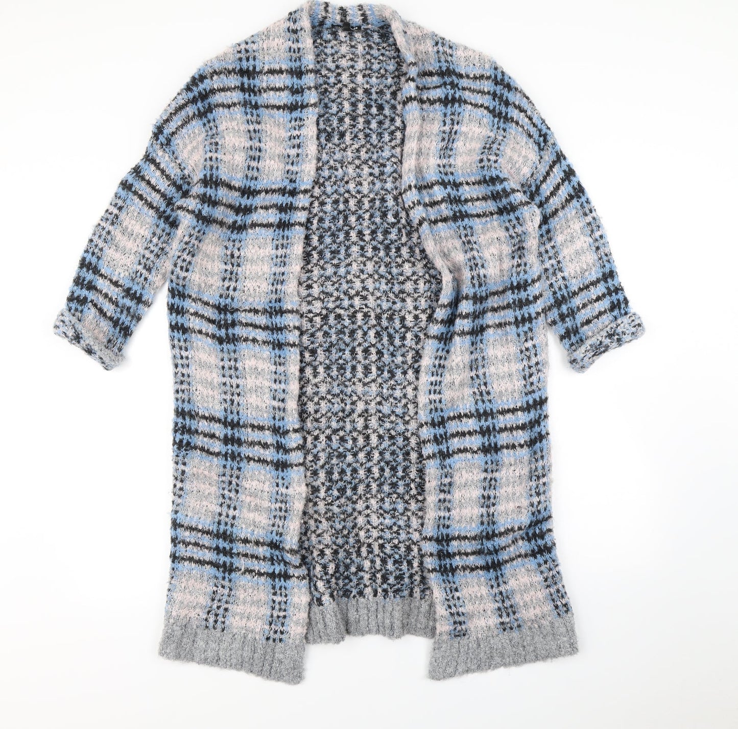Warehouse Womens Multicoloured Check  Cardigan Jumper Size S