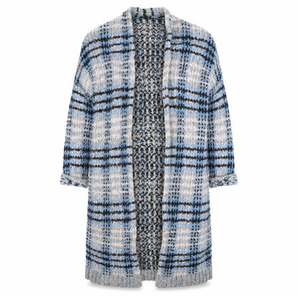 Warehouse Womens Multicoloured Check  Cardigan Jumper Size S