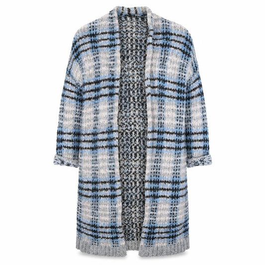 Warehouse Womens Multicoloured Check  Cardigan Jumper Size S