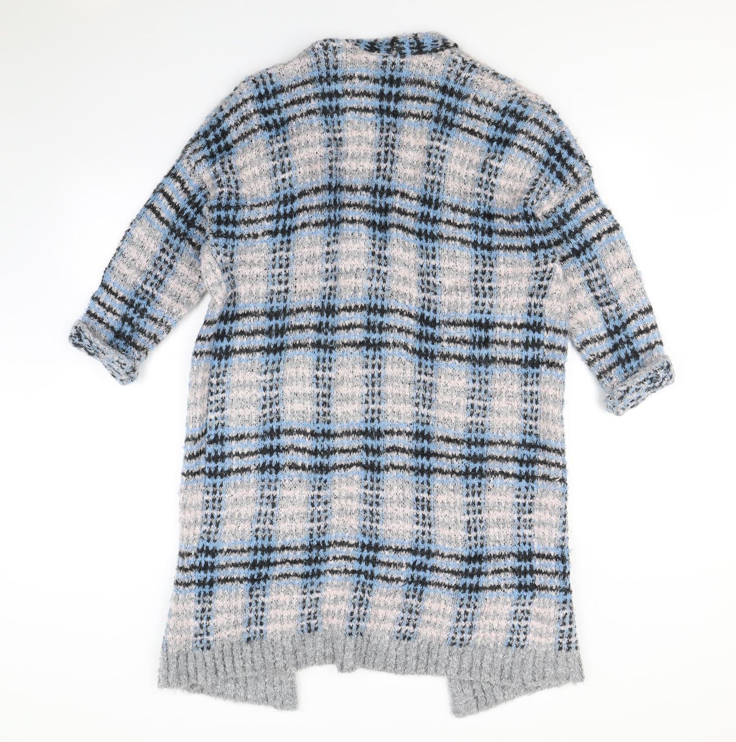 Warehouse Womens Multicoloured Check  Cardigan Jumper Size S