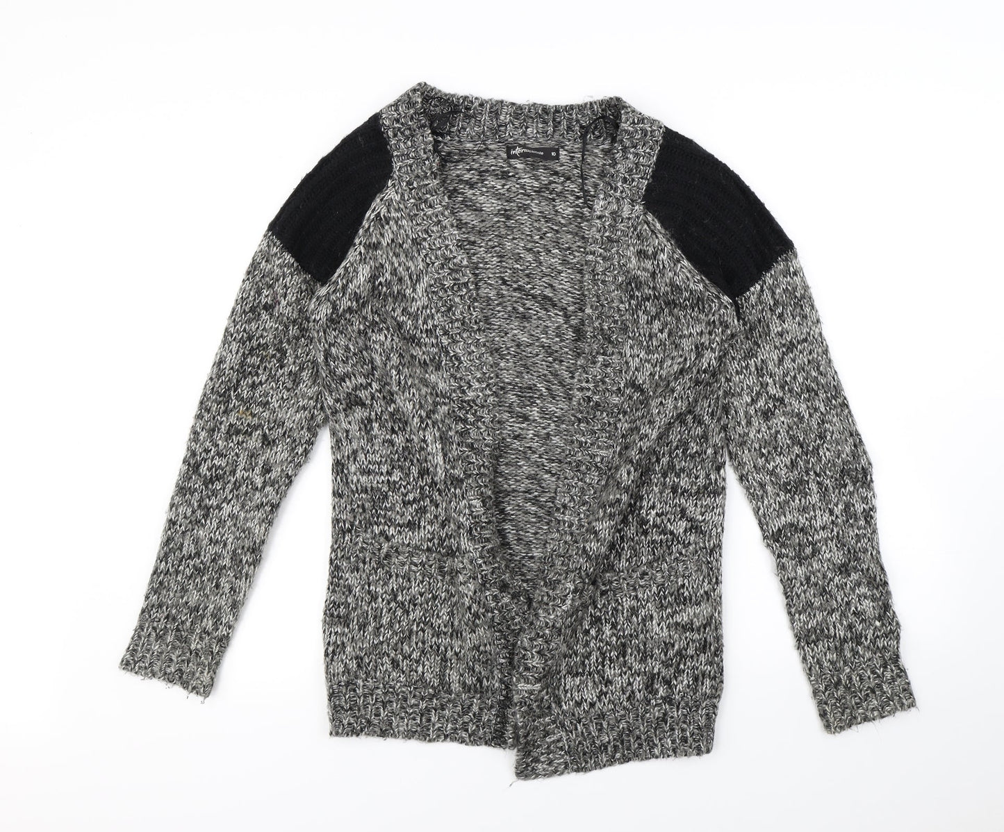 Internacionale Womens Black   Cardigan Jumper Size 10