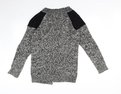 Internacionale Womens Black   Cardigan Jumper Size 10
