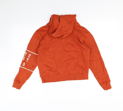 New Look Boys Orange   Pullover Hoodie Size 10 Years