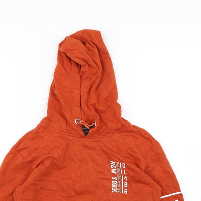 New Look Boys Orange   Pullover Hoodie Size 10 Years