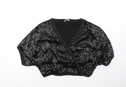 Oasis Womens Black   Cardigan Jumper Size M