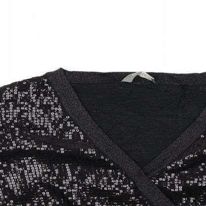 Oasis Womens Black   Cardigan Jumper Size M