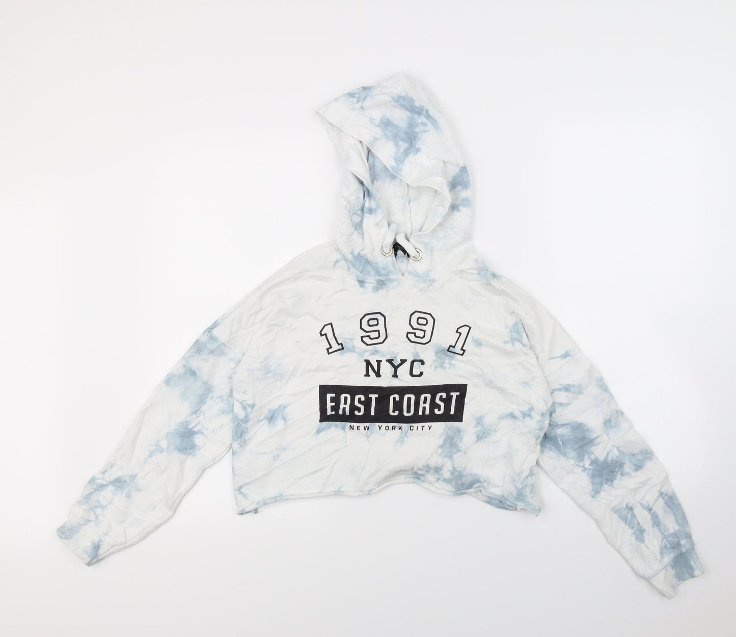 New Look Girls White   Pullover Hoodie Size 12 Years