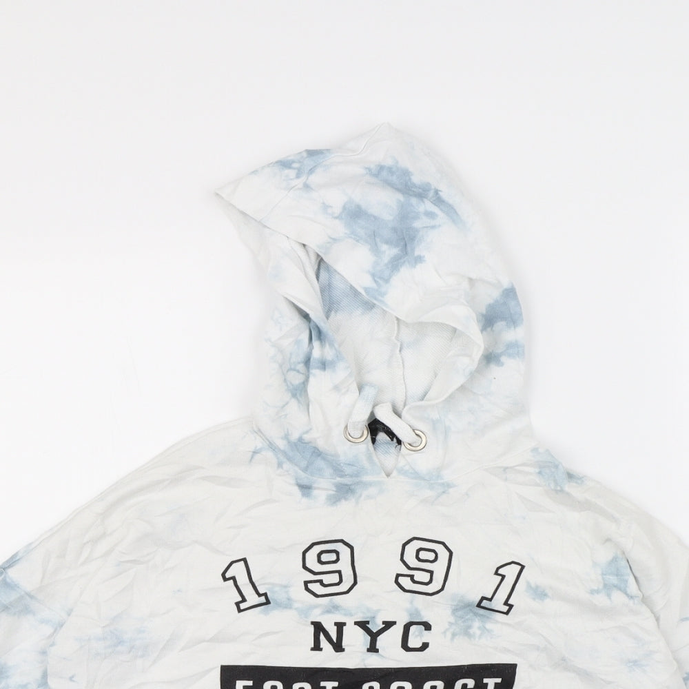 New Look Girls White   Pullover Hoodie Size 12 Years