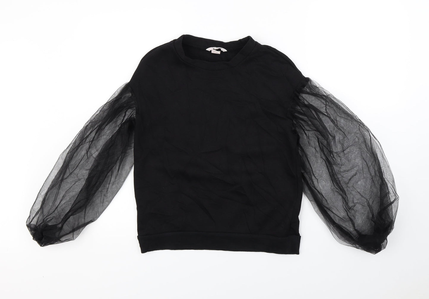 H&M Womens Black   Pullover Jumper Size XS