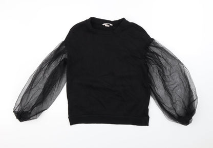 H&M Womens Black   Pullover Jumper Size XS