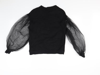 H&M Womens Black   Pullover Jumper Size XS