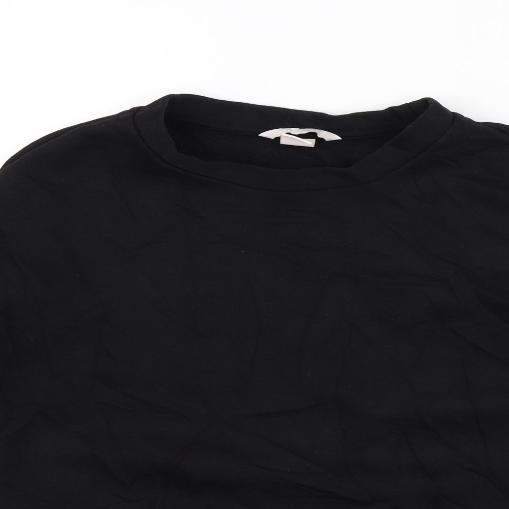 H&M Womens Black   Pullover Jumper Size XS