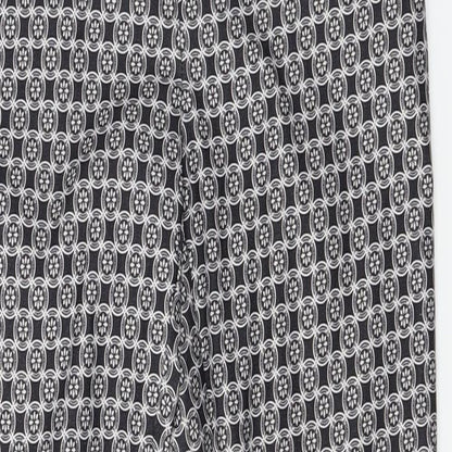 New Look Womens Black Paisley  Trousers  Size 10 L28.5 in
