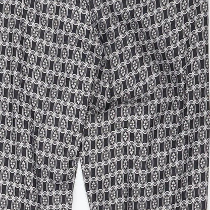 New Look Womens Black Paisley  Trousers  Size 10 L28.5 in