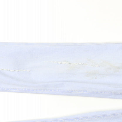 Womens UK Size 12 Denim Regular Fit Skinny Blue Jeans