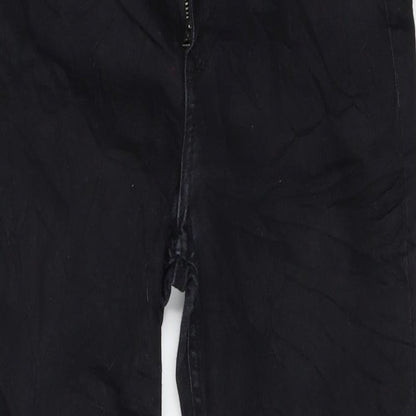 Womens UK Size 27 in Preworn Regular Fit Skinny Black Jeans