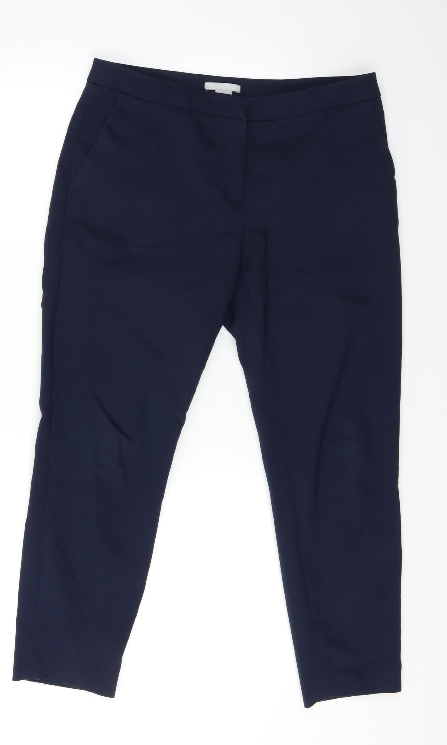 Womens UK Size 6 H&M Regular Fit  Blue Trousers
