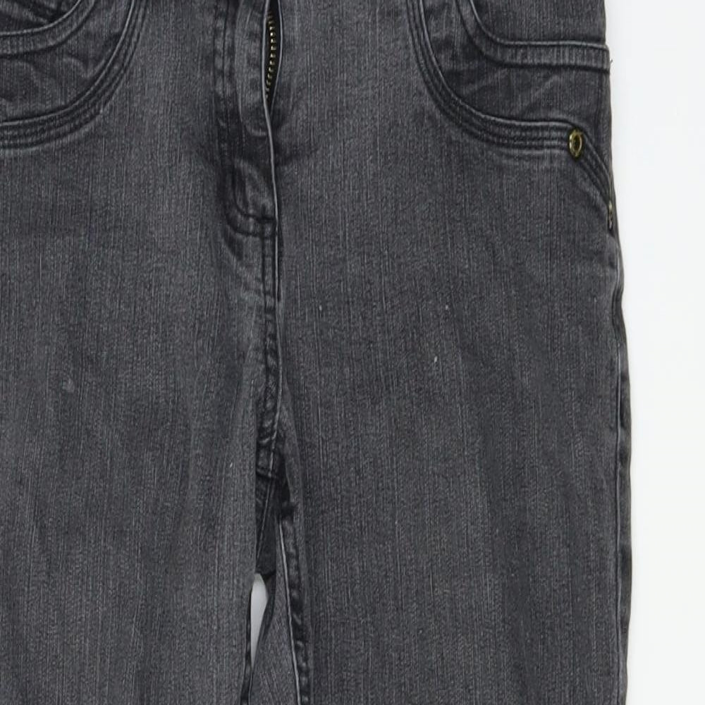 Cherokee Womens Grey  Denim Bootcut Jeans Size 8 L25 in