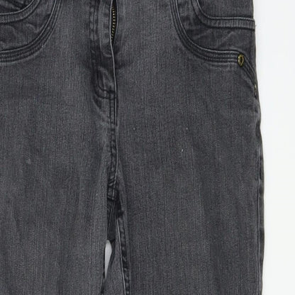 Cherokee Womens Grey  Denim Bootcut Jeans Size 8 L25 in