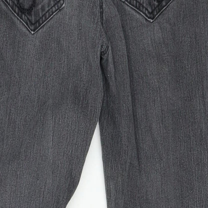 Cherokee Womens Grey  Denim Bootcut Jeans Size 8 L25 in