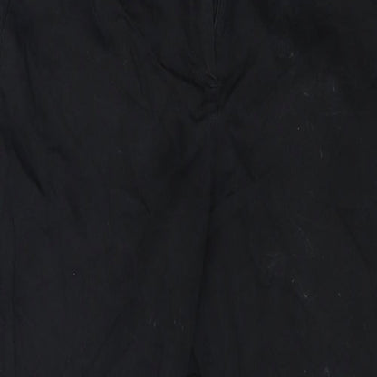 Womens UK Size 12 M&S Regular Fit  Black Trousers