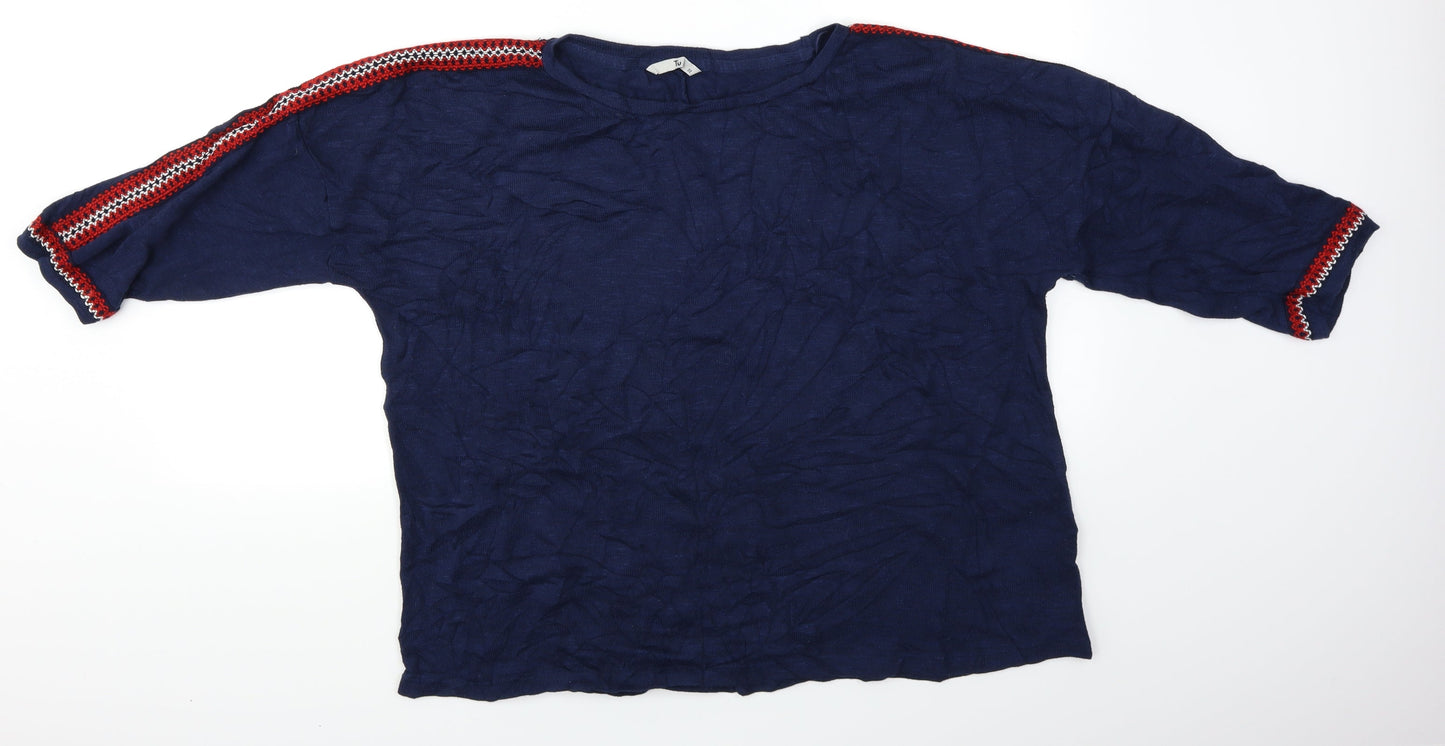 TU Womens Blue   Basic Blouse Size 20