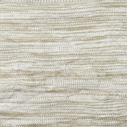 bm Collection Womens Beige Striped  Pullover Jumper Size S