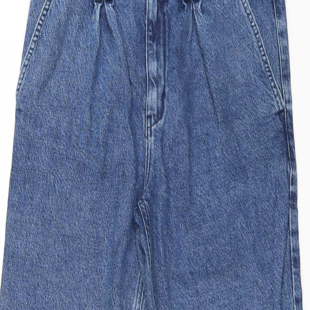 TU Womens Blue   Straight Jeans Size 12 L28 in - Zip