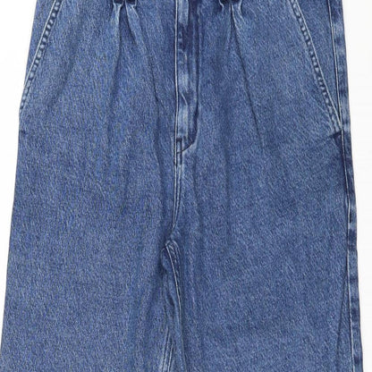 TU Womens Blue   Straight Jeans Size 12 L28 in - Zip