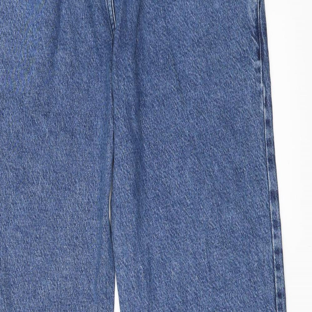 TU Womens Blue   Straight Jeans Size 12 L28 in - Zip