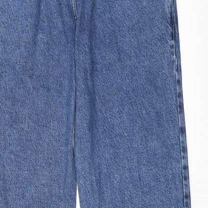 TU Womens Blue   Straight Jeans Size 12 L28 in - Zip