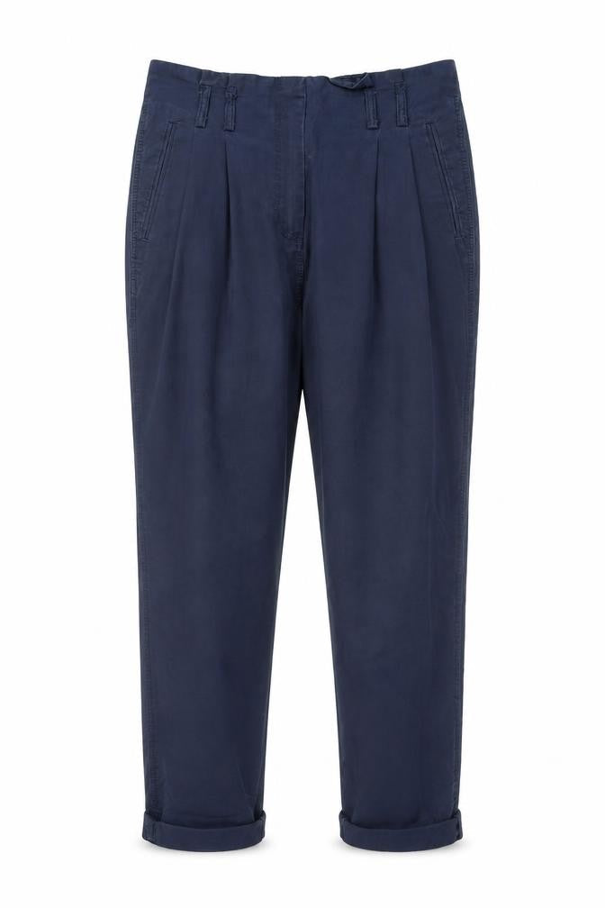 Womens UK Size 10 H&M Regular Fit Chino Blue Trousers