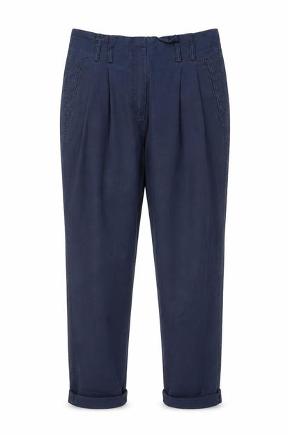 Womens UK Size 10 H&M Regular Fit Chino Blue Trousers