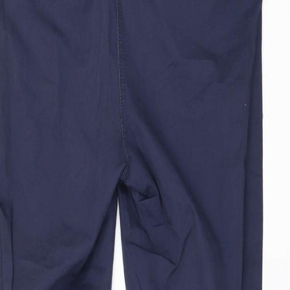 Womens UK Size 10 H&M Regular Fit Chino Blue Trousers