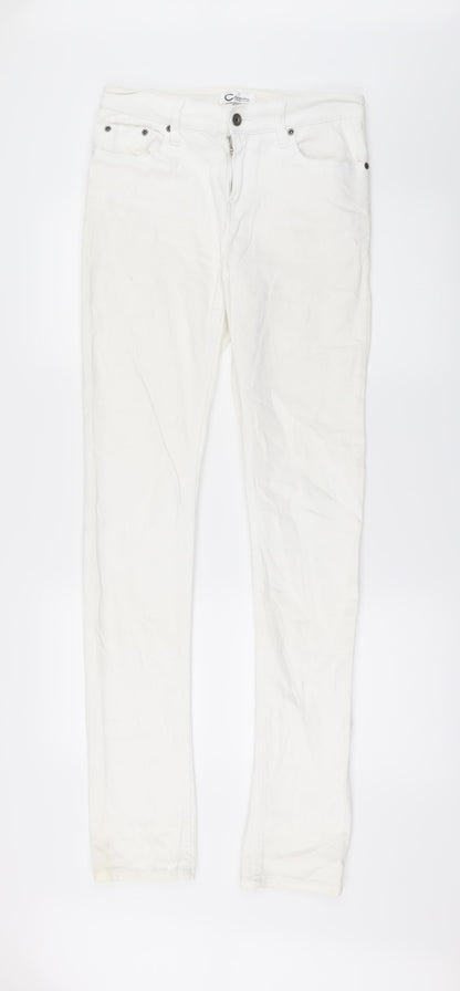 Cubus Womens White   Straight Jeans Size 36 L34 in - Zip