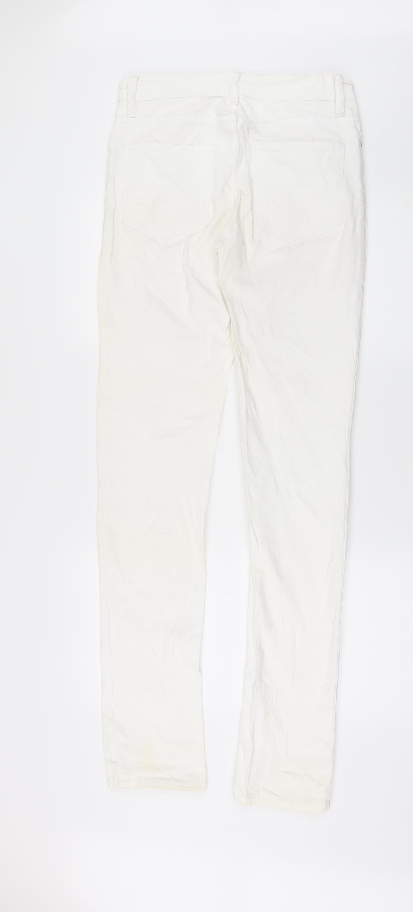 Cubus Womens White   Straight Jeans Size 36 L34 in - Zip