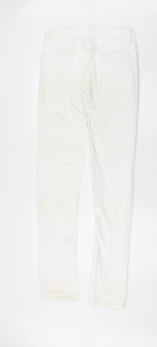 Cubus Womens White   Straight Jeans Size 36 L34 in - Zip