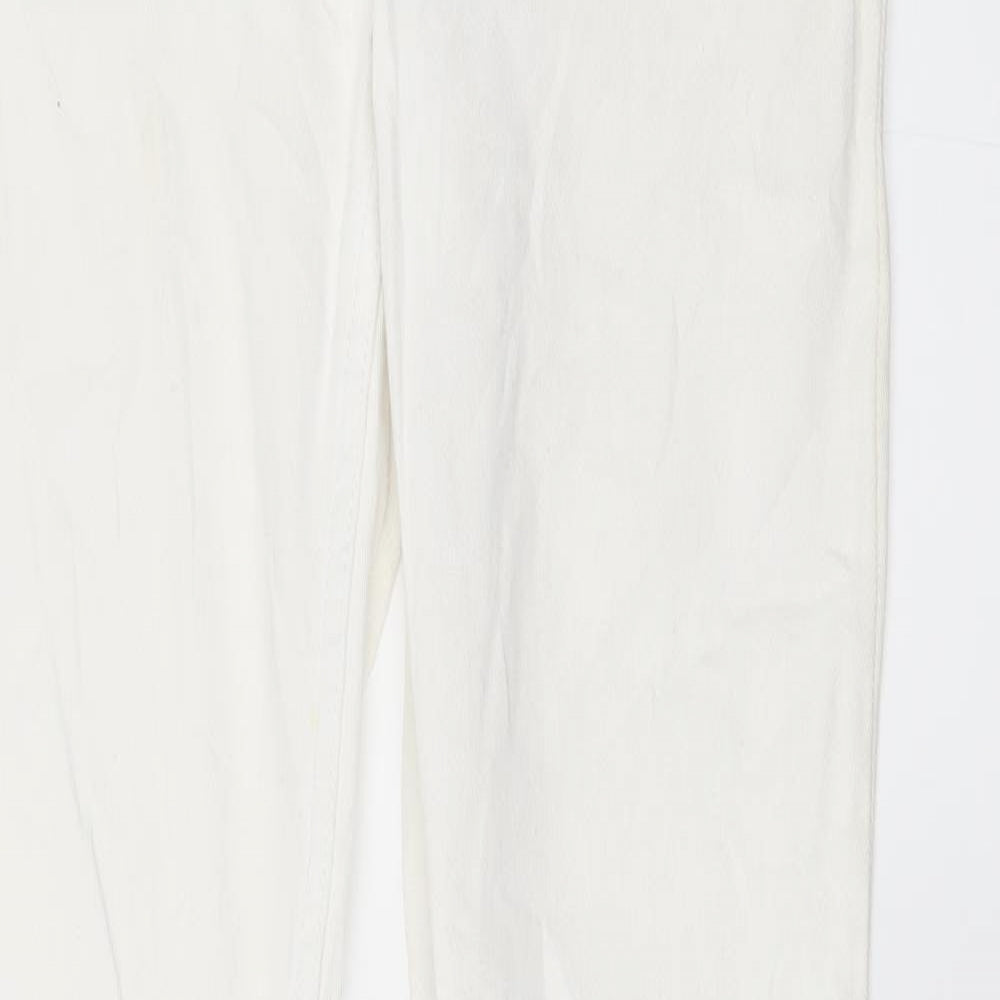 Cubus Womens White   Straight Jeans Size 36 L34 in - Zip