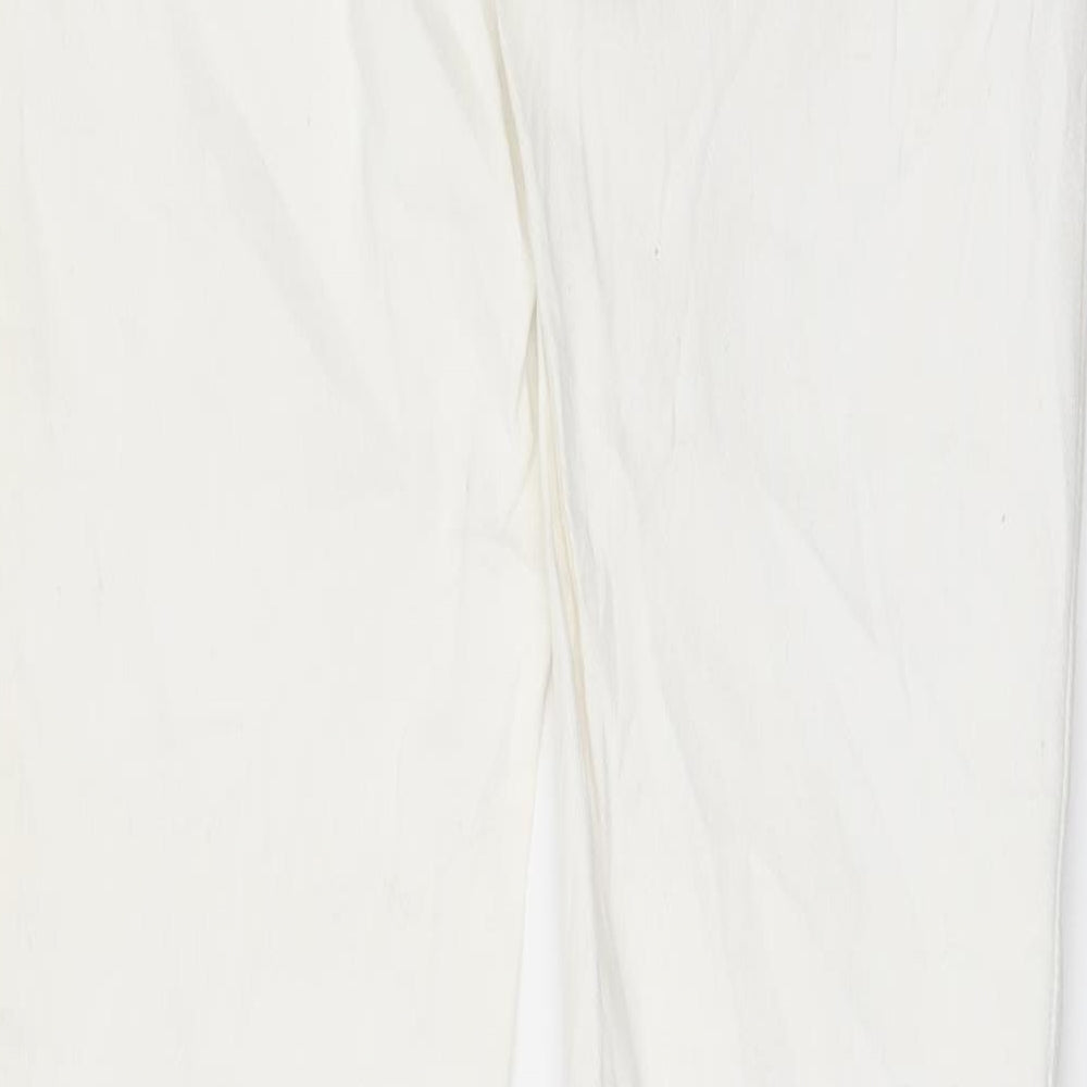 Cubus Womens White   Straight Jeans Size 36 L34 in - Zip