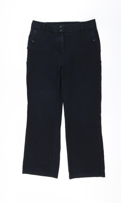 Maine Womens Blue   Straight Jeans Size 12 L26 in - Zip