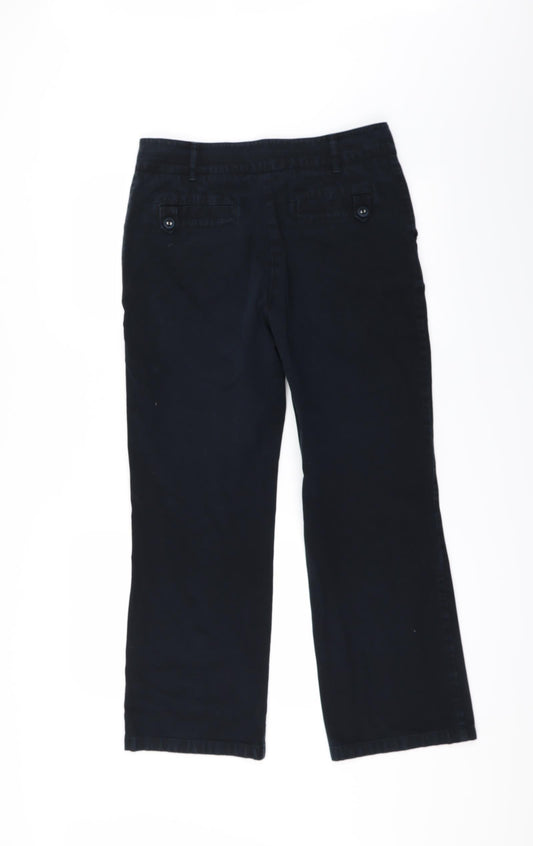 Maine Womens Blue   Straight Jeans Size 12 L26 in - Zip