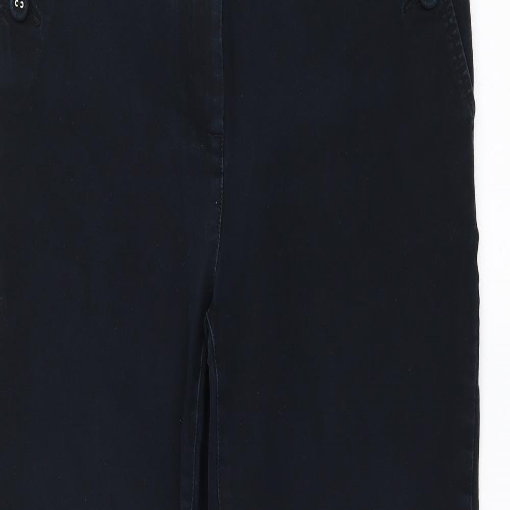 Maine Womens Blue   Straight Jeans Size 12 L26 in - Zip