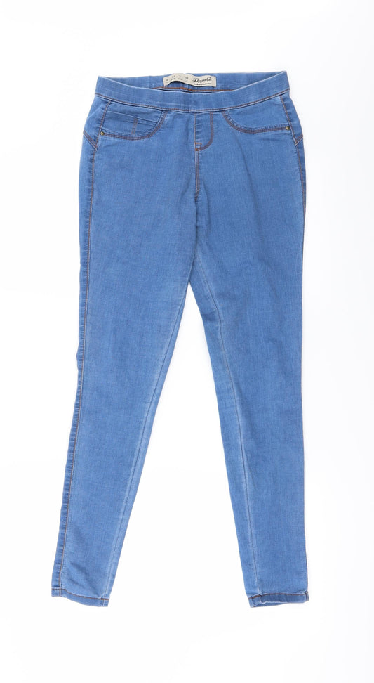Denim & Co. Womens Blue   Jegging Jeans Size 6 L26.5 in
