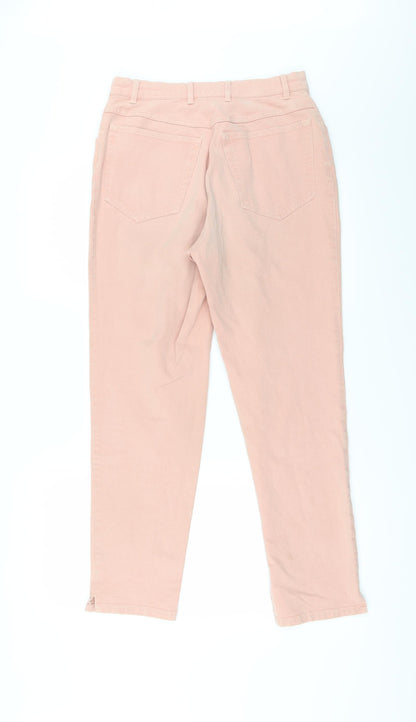 Pantalon Chameleon Womens Pink   Straight Jeans Size 12 L27 in - Salmon