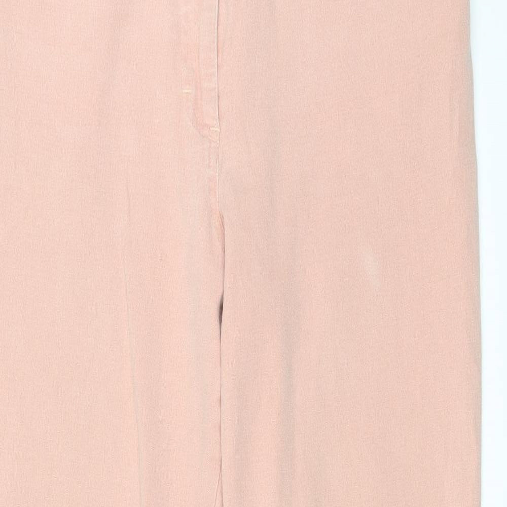 Pantalon Chameleon Womens Pink   Straight Jeans Size 12 L27 in - Salmon
